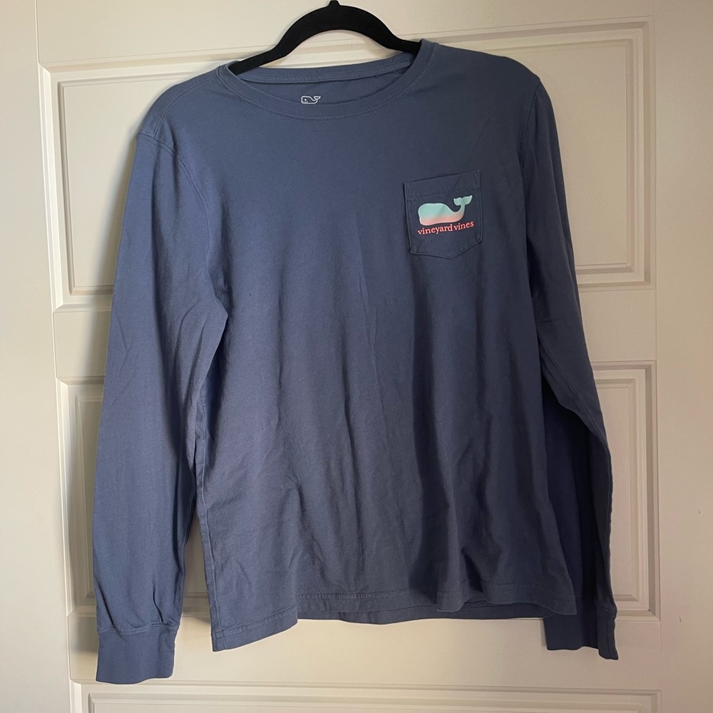 Long Sleeve Vineyard Vines Pocket Tee